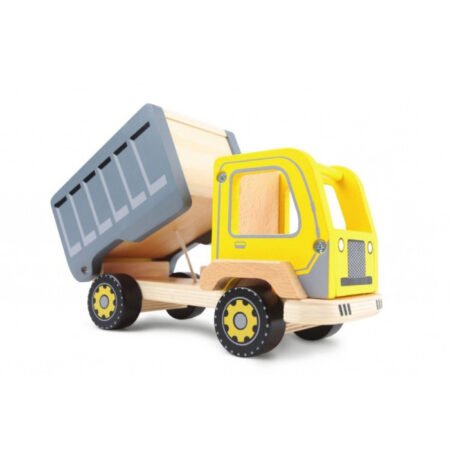 Mașinuță tip basculantă din lemn pentru copii Ecotoys 2455