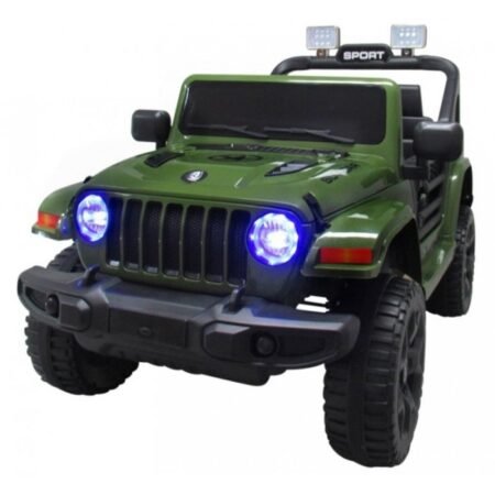 Jeep electric cu telecomandă și funcție de balansare Jeep X10 TS-159 R-Sport - Verde