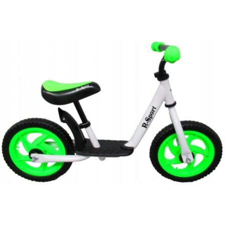 Bicicletă făra pedale cu suport pentru picioare, R5, R-Sport, Verde