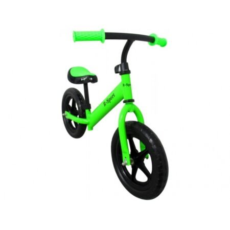 Bicicletă fără pedale cu roți din spumă EVA R-Sport R7 - Verde