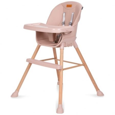 Scaun de masă 4 în 1 Kidwell EATAN Wood Pink