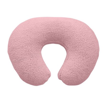 Pernă pentru alăptare din lână tricotată - Roz