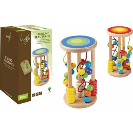 Jucărie educativă din lemn, Joueco, Multicolor